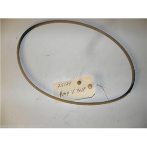 MAYTAG WASHER 211124 PUMP V BELT USED PART ASSEMBLY FREE SHIPPING