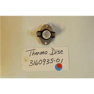 KENMORE Stove  3160935-01  Thermo disc USED PART