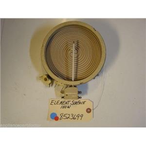 Whirlpool STOVE 8523699  Element, Surface 100 W  used part