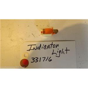 KENMORE OVEN 331716  indicator light  USED PART