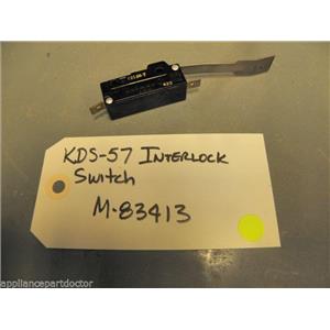 KITCHENAID WHIRLPOOL Dishwasher KDS-57 Interlock Switch M-83413 M83413