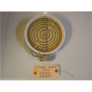 ROPER STOVE 8185661  3183647  Element, Surface 1700W   used part
