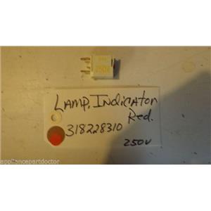 FRIGIDAIRE STOVE 318228310  lamp, Indicator, Red (250v)   USED  PART