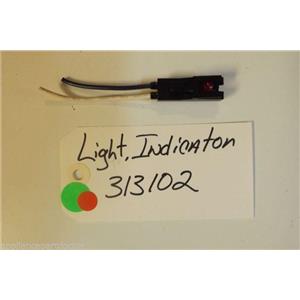 WHIRLPOOL Stove 313102 Light, Indicator   USED PART
