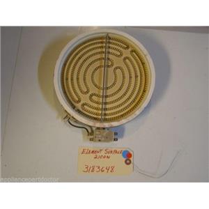 ROPER STOVE 3183648  Element, Surface 2100W   used