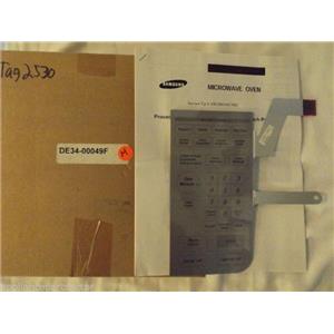 SAMSUNG MICROWAVE DE34-00049F Touch Pad Membrane    NEW IN BOX