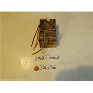 KENMORE STOVE 326136  Spark Module Marks,Stains on housing   used part