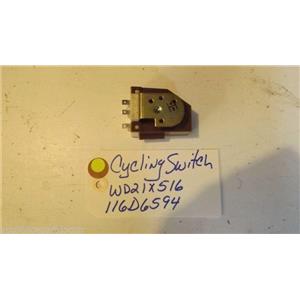 GE DISHWASHER wd21x516  116d6594  cycling switch used part