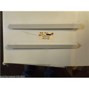 HOTPOINT Stove WB7X7345 WB7X7346 Trim Door Wh  L & R   used