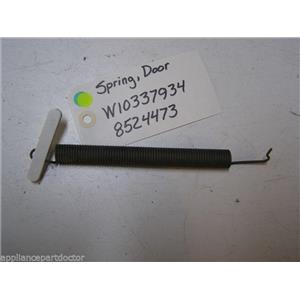 WHIRLPOOL DISHWASHER W10337934 8524473 DOOR BALANCE SPRING USED PART ASSEMBLY