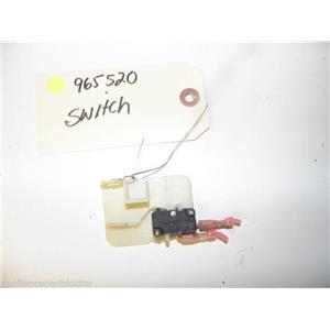 WHIRLPOOL ROPER DISHWASHER 965520 SWITCH USED PART ASSEMBLY