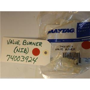 Maytag Admiral Gas Stove  74003924  Valve, Burner  NEW IN BOX