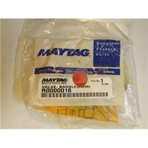 Maytag Amana  Refrigerator R0000016  Valve Saddle (6mm) NEW IN BOX