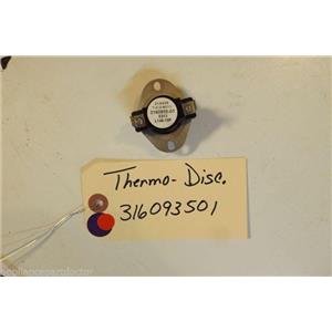 KENMORE STOVE 316093501  Thermo disc. used