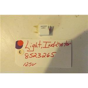 WHIRLPOOL STOVE 8523265 Light, Ind USED PART
