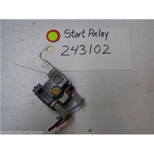 KITCHEN AID DISHWASHER 243102 START RELAY USED PART ASSEMBLY