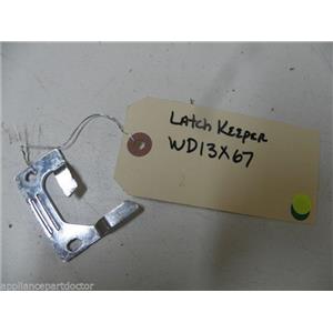 GE DISHWASHER WD13X67 LATCH KEEPER USED PART ASSEMBLY