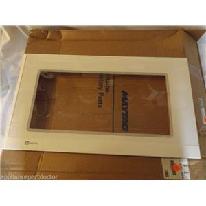 MAYTAG MICROWAVE 58001168 Door, Outer Cover Assy. (bsq) NEW IN BOX