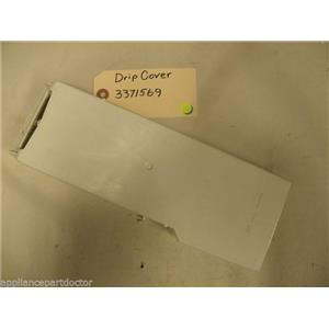 KENMORE DISHWASHER 3371569 DRIP COVER USED PART ASSEMBLY