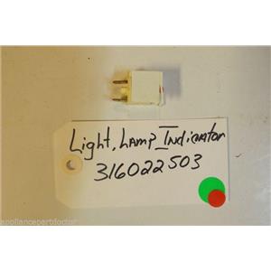 FRIGIDAIRE Stove 316022503 Light-lamp, Indicator, 250 V    USED PART