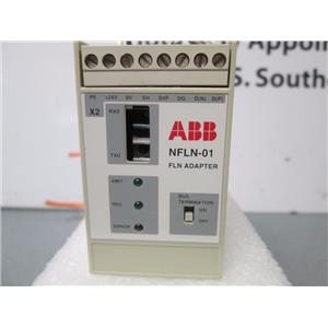 ABB NFLN-01 FLN Adapter Module 24V 3W Din-Rail for VFD Drive