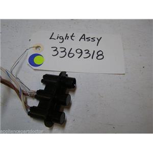WHIRLPOOL DISHWASHER 3369318 Light USED PART ASSEMBLY