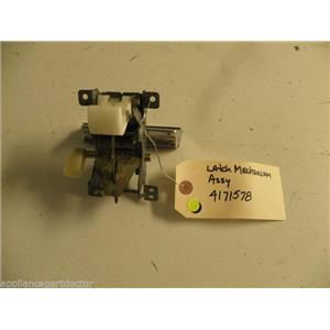 KITCHEN AID DISHWASHER 4171578 LATCH MECHANISM USED PART ASSEMBLY