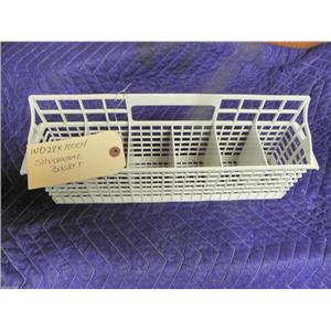 GE DISHWASHER WD28X10004 SILVERWARE BASKET USED PART ASSEMBLY FREE SHIPPING
