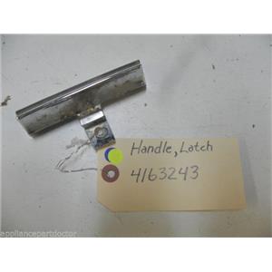 KITCHEN AID DISHWASHER 4163243 LATCH HANDLE USED PART ASSEMBLY