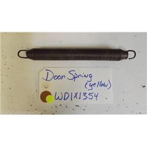 GE DISHWASHER WD1X1354  Door Spring (yellow) used part