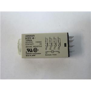 Omron Corporation  H3Y-4  Solid-State Miniature Square Socket Timer, 110VAC, 3A