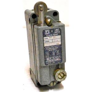SQUARE D 9007-AW-38 LIMIT-INTERLOCK SWITCH CLASS 9007 TYPE AW-38