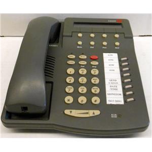 LUCENT 6408D01A-323 TELEPHONE, GREY, 2 LINE 24 CHARACTER LCD DISPLAY, AVAYA DEF