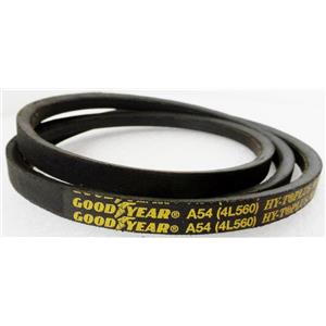GOODYEAR 4L560 FHP HY-T PLUS V-BELT, 4L 56" NOMINAL OUTSIDE LENGTH, 1/2" TOP WI