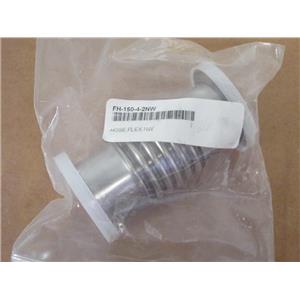 Nor-Cal FH-150-4-2NW 1-1/2" x 4" NW-25 Flanged SS Flexible Hose (Medium Wall)