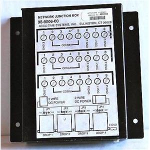 ACCU-TIME SYSTEMS ACCUTIME 98-9006-00 NETWORK JUNCTION BOX, FOR TIME CLOCK TIME