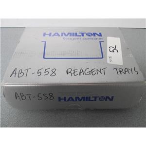 Hamilton ABT-558 Self Standing Reagent Container Trays 7 x 120 ML QTY 5