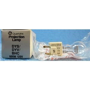 GENERAL ELECTRIC GE DYS/DYV/BHC PROJECTION LAMP, 600 WATTS 120 VOLTS - NEW