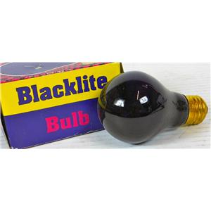 AADLP MODEL GBULB BLACK LIGHT BULB, 75W, STANDARD BASE, 120V - NEW w/GUARANTEE