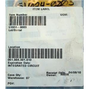 21024-003 INTEGRATED CIRCUIT (IC), AVIATION AIRCRAFT AIRPLANE REPLACEMENT PART
