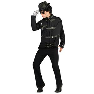 Adult Michael Jackson Deluxe Bad Buckle Costume Jacket Size XL 44-46