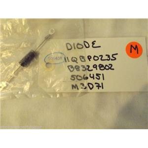 AMANA MICROWAVE 11QBP0235 B8329802 506451 M3D71 Diode/w #8 ring NEW IN BAG