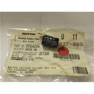 MAYTAG WHIRLPOOL STOVE 0054254 Y0054254 FAN SWITCH NEW