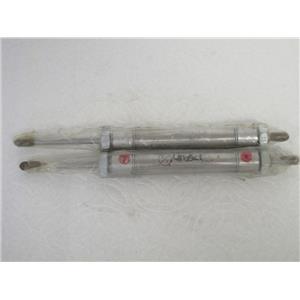 NEW (2) Parker/Lin-Act .56KDXSR02.0EJ Round Body Pneumatic Cylinder, 9/16" Bore