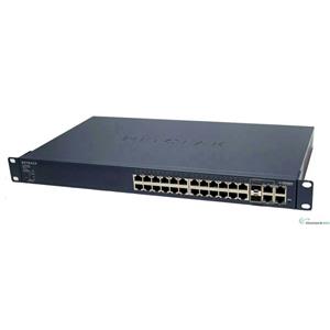 NetGear FS728TP ProSafe 24-Ports 10/100Base-T PoE 4 Gigabit Ports & 2 SFP Switch