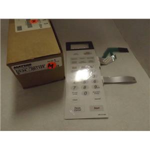 MAYTAG WHIRLPOOL MICROWAVE DE34-00112E MEMBRANE SWITCH WHITE NEW