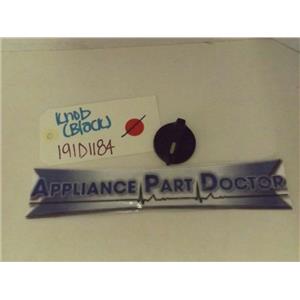 GENERAL ELECTRIC STOVE 191D1184 KNOB (BLACK) USED