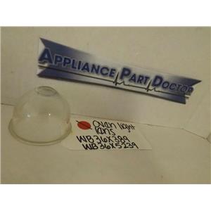 GENERAL ELECTRIC STOVE WB36X389 WB36X5239 OVEN LIGHT LENS USED