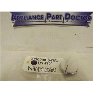 GENERAL ELECTRIC WASHER WH01X10060 SELECTOR KNOB (WHT) NEW