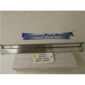 KITCHEN AID WHIRLPOOL DISHWASHER 4162442 4171547 UPPER TRACK RACK W/BUMPERS USED